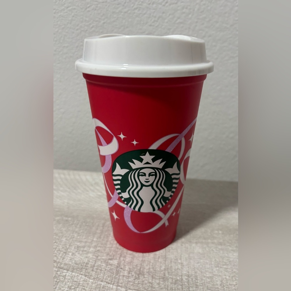 Starbucks “Limited Edition Red 50th Anniversary” Holiday Christmas Reusable Cup